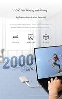 Disque dur externe portable Lexar ES5 PSSD 1 To 2 To SSD magnétique pour USB-C Compatible avec les smartphones et les PC