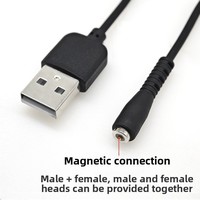 Kabel Pengisian Daya & Data Magnetik USB-C Ultra-Tipis 5mm Kustom dengan Pogo Pin, Tahan Air IP67 untuk Perangkat Pintar