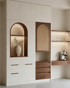 Buffet simple moderne personnalisé Buffet en bois blanc Buffet pour <span class=keywords><strong>salle</strong></span> <span class=keywords><strong>à</strong></span> <span class=keywords><strong>manger</strong></span> Approvisionnement direct d'usine - Product Image 3