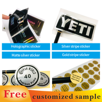 Étiquettes en papier kraft, autocollants holographiques transparents en PVC, prospectus imprimés personnalisés, cartes de visite haut de gamme