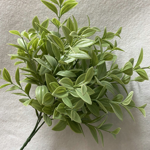 Vente d'usine : 5 Fourches de feuilles de saule en soie, Décoration végétale pour mariage, Branches de saule artificielles, Autres fleurs et plantes - Product Image 4