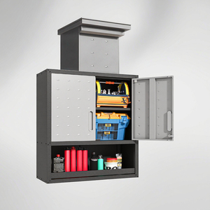 Large Storage Modern Adjustable Steel <b>Lockable</b> Wall <b>Cabinet</b> Double Door Key Lock Eco-Friendly Durable Filing Spacious - Product Image 3