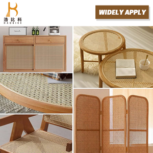 1/2 tự nhiên rotin mía vỏ mây vải nguyên liệu dệt Natura mây dệt CuộN - Product Image 6