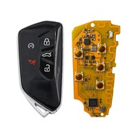 Placa PCB KEYDIY FGB25-5 2026 con Carcasa de Llave de 3/5 Botones Compatible con Generación de Control Remoto VW Audi Porsche BMW 5C/5D