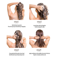 Shampoo capillaire au peptide GHK-Cu, nettoyage en profondeur, contrôle du sébum, traitement rafraîchissant du cuir chevelu, formule nourrissante pour les soins capillaires