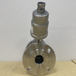 Collegamento flangia 25 bar acciaio inossidabile 304 ritorno a molla aria acqua vapore valvola pneumatica a sede ad angolo controllo aria sede angolare Val - Product Image 5