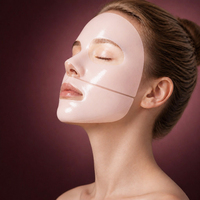 Masque de nuit hydrogel au collagène et ADN de saumon PDRN, effet gelée changeante de couleur, réparation cutanée, anti-poches, repulpant, marque privée OEM