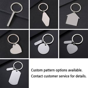 Llaveros Personalizados de Acero Inoxidable con Diseño Hexagonal y Pieza Circular - Product Image 6