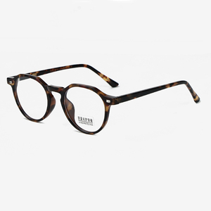 K9158 Fashion High Quality Classic Retro TR90 Round Framen Eyewear for Women Men Multi-color Anti-blue Light Optical <b>Frames</b> - Product Image 1