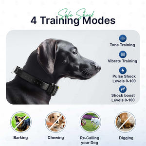 Wiederauf ladbare wasserdichte 1 Mile/5280 Ft Hunde trainings halsband Remote Bark Control Shock Tone Blinkende Leuchtfeuer Sicher für Hunde - Product Image 4