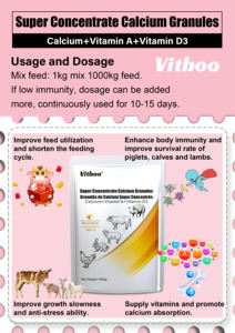 Gránulos de calcio superconcentrado OEM para aves de corral y ganado, suplemento que contiene leche, calcio, vitamina A, vitamina D, 1KG - Product Image 3