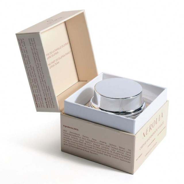 Customized Full-Color Embossed Recyclable White Cardboard Rigid Glossy/Matt Lamination Cosmetics Gift Packaging Box for Face