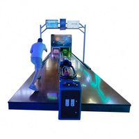 Machine de bowling miniature d'intérieur à monnayeur, en métal, version anglaise, équipement de jeu d'amusement pour lieux de divertissement