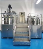 Machine émulsifiante sous vide 500L mélangeur à haut cisaillement pour la production de cosmétiques mélangeur homogénéisateur de crème de beauté pour noyau de moteur de produits chimiques