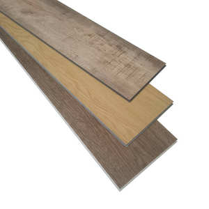 Suelo SPC de núcleo rígido, compuesto de piedra y plástico, resistente al agua, diseño moderno y liso, resistente al desgaste, con diseño gráfico. - Product Image 6