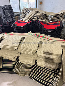 เสื่อปูพื้นรถสำหรับ Toyota <span class=keywords><strong>Camry</strong></span> แผ่นหนังพีวีซีแบบครบชุดแผ่น VX70 VX50ทนทานต่อสิ่งแวดล้อม - Product Image 4