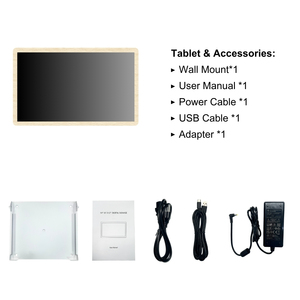 New Design NW1499T 14 Inch Family <b>Calendar</b> Wall Digital Signage POE Tablet With Photo Frame NFC Android NW1499T Smart Electronic - Product Image 2