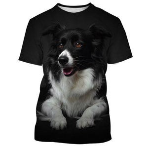 <span class=keywords><strong>T</strong></span>-shirt pour homme avec impression 3D d'un <span class=keywords><strong>Border</strong></span> <span class=keywords><strong>Collie</strong></span>, vêtement tendance, animal mignon, col rond, séchage rapide, décontracté, manches courtes, unisexe - Product Image 4