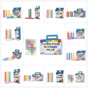 Ensemble de crayons pastel <span class=keywords><strong>craie</strong></span> pour enfants créatifs colorés craies de trottoir de pavillon extérieur - Product Image 4