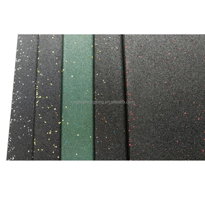 แผ่นปูพื้นยิมในร่ม, แผ่นยางรองพื้น EPDM กันน้ำดูดซับแรงกระแทกป้องกันการลื่นกระเบื้องกีฬาฟิตเนส