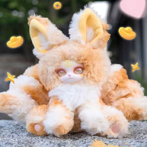 ตุ๊กตาจิ้งจอกเก้าหางนำโชค FuYou รุ่นใหม่ ของเล่นกล่องสุ่ม บรรจุใยฝ้าย PP เหมาะสำหรับตกแต่งในวันหยุดสำหรับทุกเพศ - Product Image 3