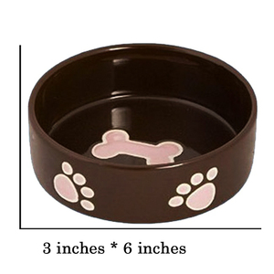 Grosir Kustom Kualitas Tinggi Buatan Tangan Keramik 24Oz Mangkuk Hewan Mewah Anjing Kucing Nordik Mangkuk Hewan Peliharaan - Product Image 6