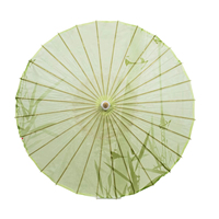 Parapluie traditionnel chinois en papier huilé de bambou, imperméable et anti-UV, idéal pour Hanfu, Cheongsam et la décoration