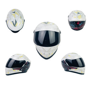 Casco Integral de Motocicleta para Mascotas, Diseño Retro de Oso, ABS, Nuevo, Circunferencia de Cabeza de 33 cm - Product Image 1