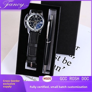 Set Regalo Promozionale Orologio <span class=keywords><strong>da</strong></span> Polso e Penna a Sfera per <span class=keywords><strong>Uomo</strong></span>, Personalizzabile con Logo, <span class=keywords><strong>Regali</strong></span> Aziendali di Lusso per la Festa del Papà - Product Image 6