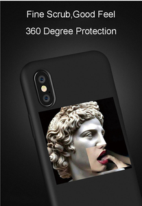 1000 + ดีไซน์แบบกำหนดเอง Mona Lisa Art David TPU เคสซิลิโคนสำหรับ <span class=keywords><strong>iPhone</strong></span> 11 12 13 14 15 PRO MAX พิมพ์ UV - Product Image 3