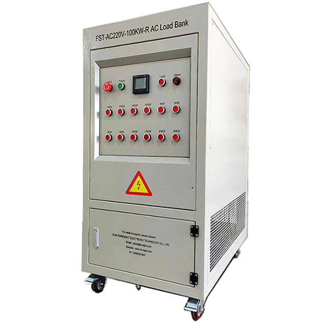 220VAC Manual Control  100kw  Generator Load Capacity test Adjustable AC/ Resistive Load Bank