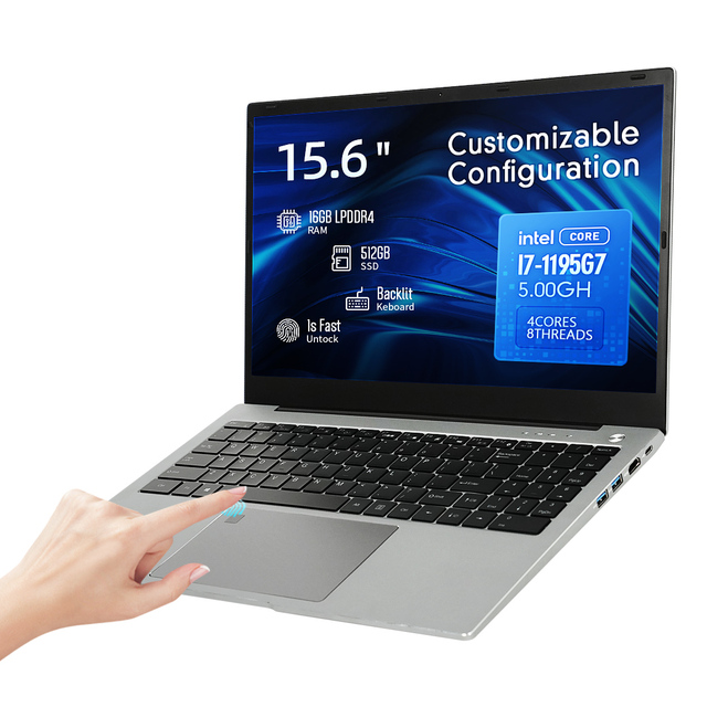 NEW 15.6" Intel CoRE I7 Laptop Computer I7 Laptop with 16GB RAM 512GB SSD WIN11 OS Laptop with Fingerprint Unlock