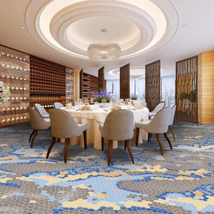 Design personalizzato in poliestere <span class=keywords><strong>lungo</strong></span> mucchio di Carpet rotoli di tappezzeria ad anello di taglio per moquette stampata fatta durevole Non Slip Hotel Karpet - Product Image 1