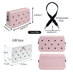 Duurzame Eva Heren Mini Draagtas Voor Klomp Bedels Outdoor Sport Stijl Waterdichte Kleine Schouder Draagtas Voor Strand Wandelen Gym Gebruik Tas - Product Image 3