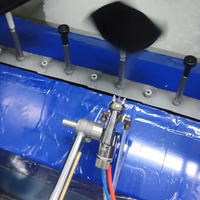 Nouvelle machine de revêtement métallique haute performance pour le revêtement en masse des bouteilles en verre, équipement de peinture, cabines de pulvérisation, ligne de revêtement