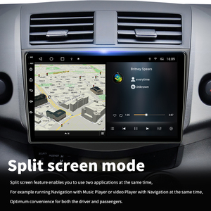 Krando-Autoradio Android de 9 pouces pour <span class=keywords><strong>Toyota</strong></span> <span class=keywords><strong>Rav4</strong></span> <span class=keywords><strong>3</strong></span> 2005-2013, Navigation GPS, Unité Principale Lecteur Multimédia Sans Fil CarPlay - Product Image 4
