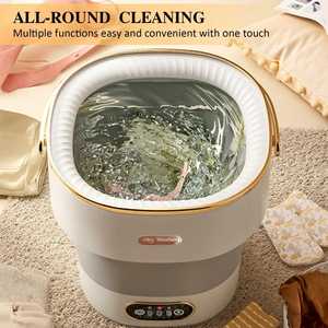 Mini <b>Washer</b> 15L Upgraded With Spin Basket Clothes Folding Washing Machine of Underwear - Product Image 3