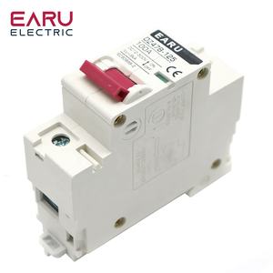 قاطع الدوائر المباشر <span class=keywords><strong>MCB</strong></span> 12 فولت 24 فولت 48 فولت واقي سيارة بطارية DZ47B قطب موجب واكسيد تيار مباشر عازل مفتاح حماية - Product Image 2