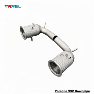 Système d'échappement de course en titane Catback avec downpipe, directement de l'usine, pour <span class=keywords><strong>Porsche</strong></span> 911 992 Carrera <span class=keywords><strong>Targa</strong></span> 4/S/<span class=keywords><strong>4S</strong></span> 3.0TT 2019+ - Product Image 6