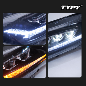 Conjunto de faros delanteros TYPY para Honda City 2015-2019: kit de conversión de lentes LED con luces diurnas e intermitentes secuenciales - Product Image 5