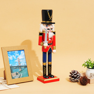Nouveaux cadeaux de Noël, décoration, <span class=keywords><strong>casse</strong></span>-noisettes en bois de <span class=keywords><strong>30</strong></span> <span class=keywords><strong>cm</strong></span> (12 pouces), soldats, ornements - Product Image 2