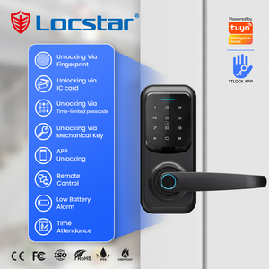 Locstar LS-C90 Serrure <span class=keywords><strong>de</strong></span> porte intelligente à combinaison sans clé la plus vendue, poignée <span class=keywords><strong>de</strong></span> porte intelligente à code - Product Image 1