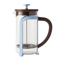 Cafetière manuelle en verre à extraction de précision, outils de brassage modernes pour salon de thé traditionnel, presse française, usine ODM