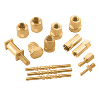 Pièces usinées par tournage CNC, petites pièces en laiton usinées par CNC, produits d'usinage par tournage sur tour en laiton, pièces métalliques CNC pour tour