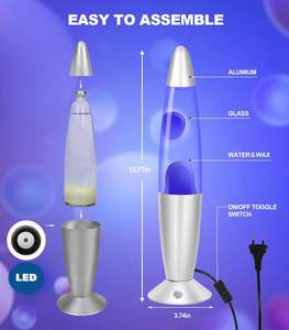 طاولة بجهاز تحكم عن بعد بضوء سائل RGB وحركة LED صغيرة لغرفة النوم - Product Image 5