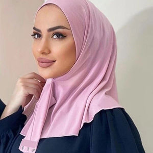 Foulard Voilé Tendance Vente Chaude, Écharpe Instantanée en Jersey Modal Premium, Réglable à Bouton, Haute Élasticité - Product Image 2