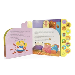 Livre sonore pour enfants Goldilocks et le livre Three Bears Board pour l'apprentissage des enfants - Product Image 2