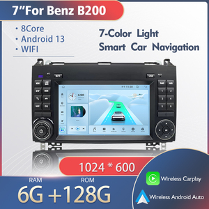 7 inch bảng điều khiển video player Mercedes Benz B200 <span class=keywords><strong>Android</strong></span> 13 cho Loa GPS navigation Carplay đài phát thanh Màn hình cảm ứng Hi-Res - Product Image 2