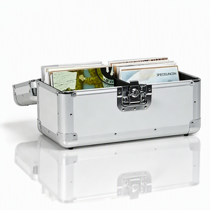 Boîtier de CD en aluminium de taille personnalisée Boîte de <span class=keywords><strong>rangement</strong></span> pour disques <span class=keywords><strong>vinyles</strong></span> pour disques/CD/disques - Product Image 5
