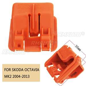 1U0823570A <b>Plastic</b> Bonnet Rod Stay <b>Bracket</b> Buckle Clip for Skoda Octavia MK2 2004-2013 - Product Image 2
